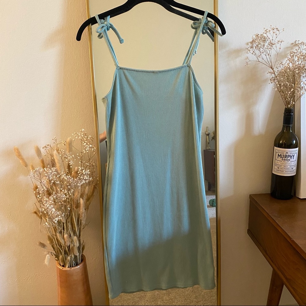 Wild Fable Teal Tie Dress